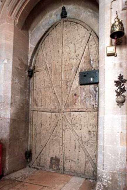 Sacristy door